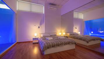 Estudio Deluxe, vistas al jardín | Cortinas opacas y sistema de insonorización