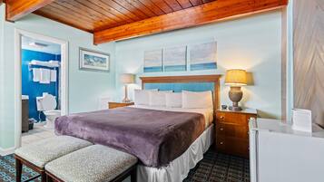 Room, 1 King Bed, Balcony, Garden View (Oceanfront Inn Room #9) | 1 bedroom, individually decorated, individually furnished, bed sheets