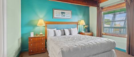 Rom, 1 kingsize-seng, balkong, havutsikt (Oceanfront Inn Room #7)