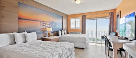 Room, 2 Double Beds, Balcony, Ocean View (Oceanfront Inn Room #24)