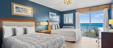 Huone, 2 parisänkyä, parveke, valtamerinäköala (Oceanfront Inn Room #22) | 1 makuuhuone, yksilöllisesti sisustettu, yksilöllisesti kalustettu