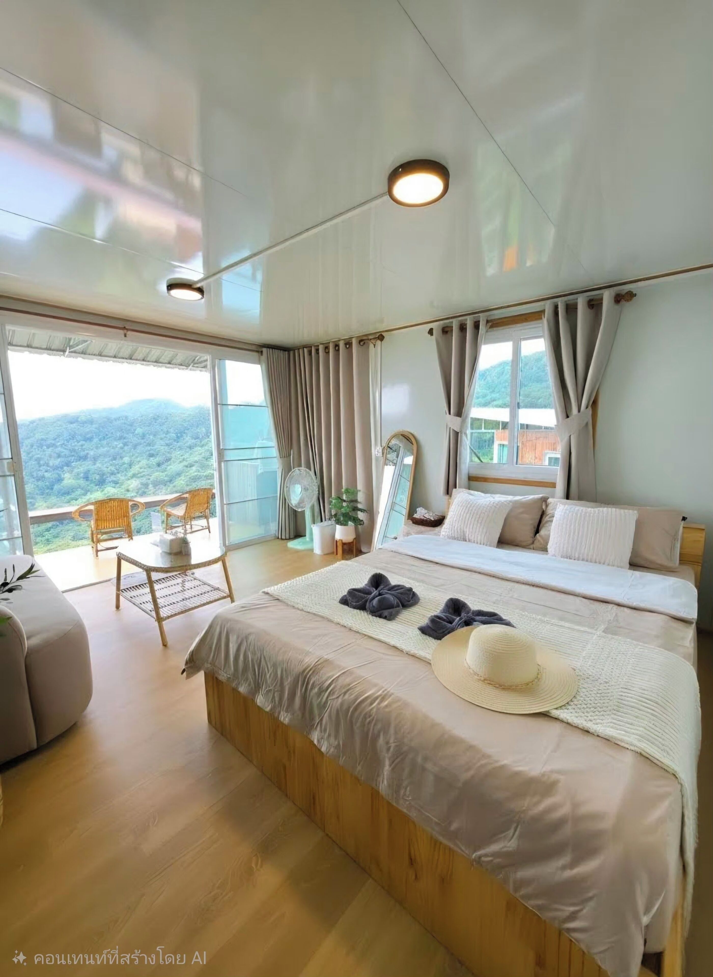 Glass House for 2 People | Roupa de cama