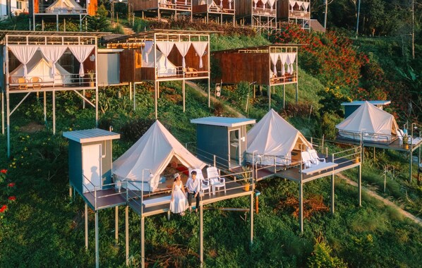 Voorkant van accommodatie