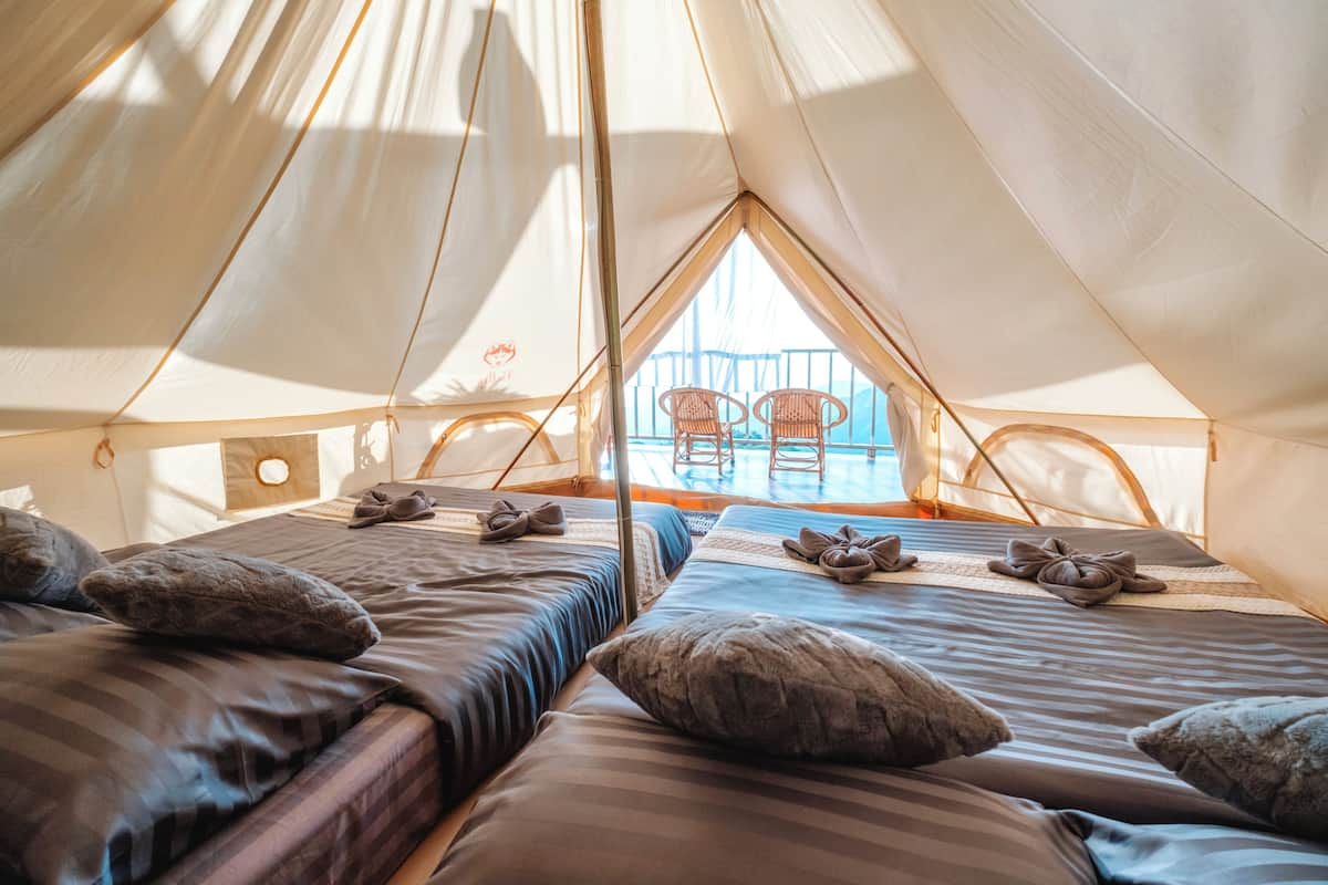 Vierpersoonskamer, 1 slaapkamer | 1 slaapkamer, beddengoed