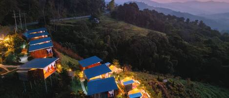Front of property – evening/night