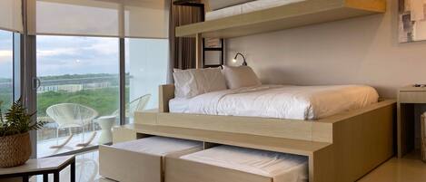 1 غرفة نوم وخدمة الإنترنت