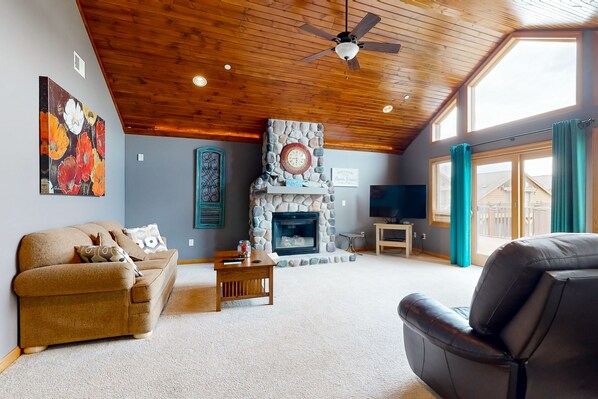 تلفزيون، مدفأة