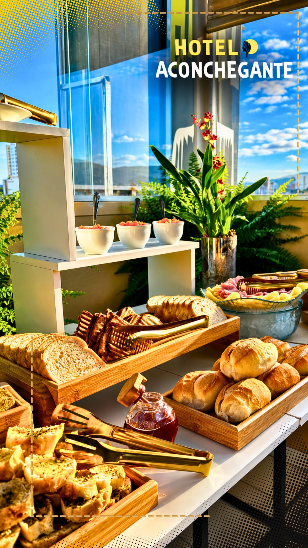 Frokostbuffé er inkludert hver dag
