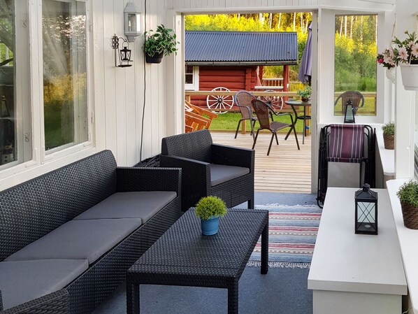 Terrace/patio - Vacation home Höje by Interhome (Norra Råda)