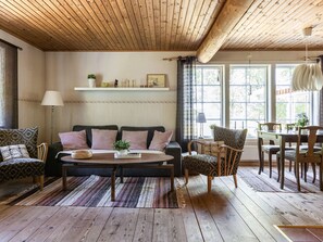 テレビ、暖炉、DVD プレーヤー