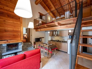 Fernseher, Kamin