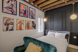 1 dormitorio y ropa de cama