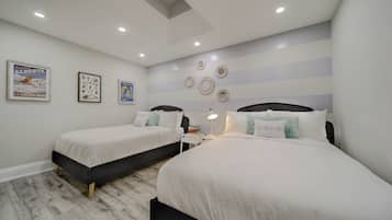 3 bedrooms, bed sheets