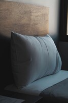 Premium bedding, down comforters, pillowtop beds, minibar