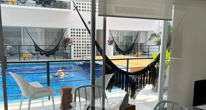 Private Condo walking distance to Beach