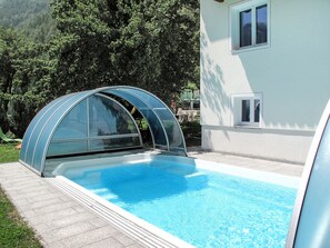 Una piscina riscaldata