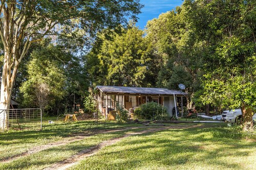 Shadowed by both Mt Cooroora and Pinbarren Mountain