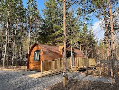 Woodland Lodge in the heart of Scotland