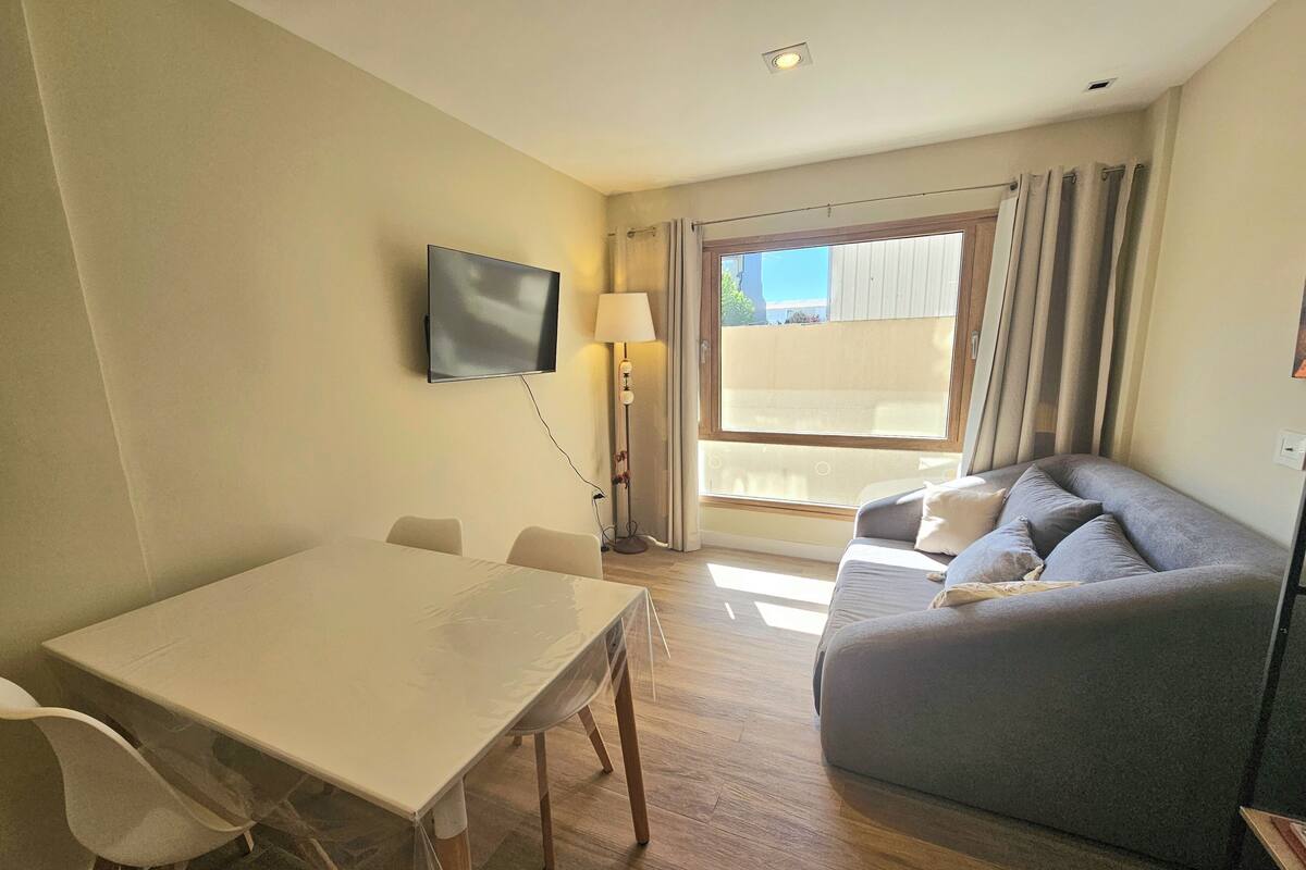 Family Apartment, 1 Bedroom | Living area | 42-inch Smart TV with digital channels