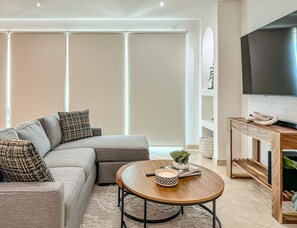 Smart-tv och en stereo