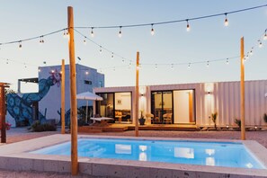 Courtyard view - Leonoch containers (Todos Santos)