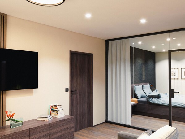 1 soveværelse, internetforbindelse