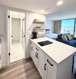 1 dormitorio, tabla de planchar con plancha, cuna de viaje y wifi gratis