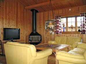 TV, fireplace, DVD player