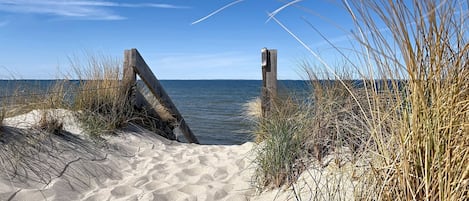Tæt på stranden