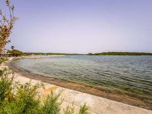 Vlak bij het strand