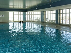 Indoor pool, a heated pool