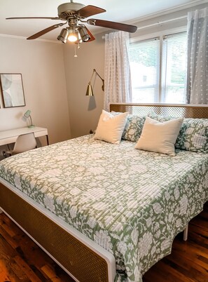 2 habitaciones, escritorio, wifi y ropa de cama 