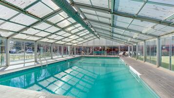 Indoor pool, a heated pool