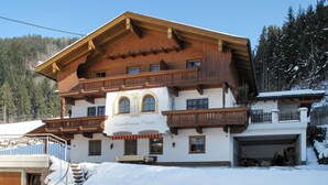 A traditional wooden building with a sign reading "Landhaus Heim". - Landhaus Heim by Interhome (Zell am Ziller)