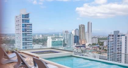 Luxury 2 bedroom apt free parking and Pool