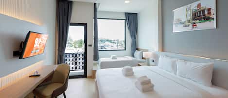 Tripla Luxury | Una cassaforte in camera, Wi-Fi gratuito, lenzuola