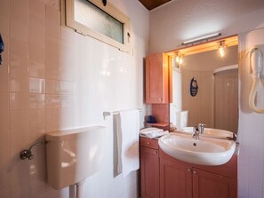 Séchoir à cheveux, serviettes fournies