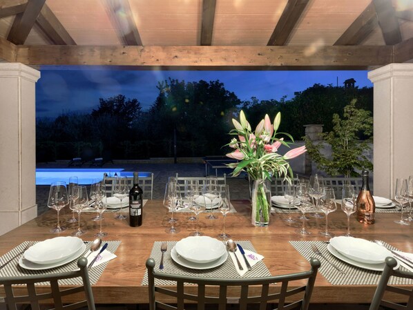 Outdoor dining - Vacation home Sara by Interhome (Poreč/Kaštelir)