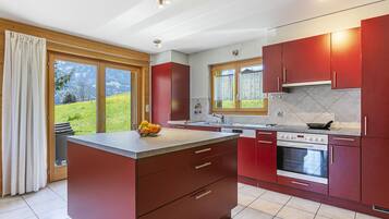 Kühlschrank, Mikrowelle, Ofen, Geschirrspüler