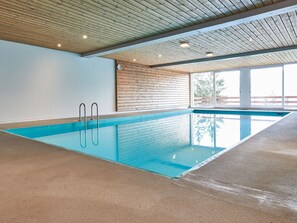 Indoor pool, a heated pool