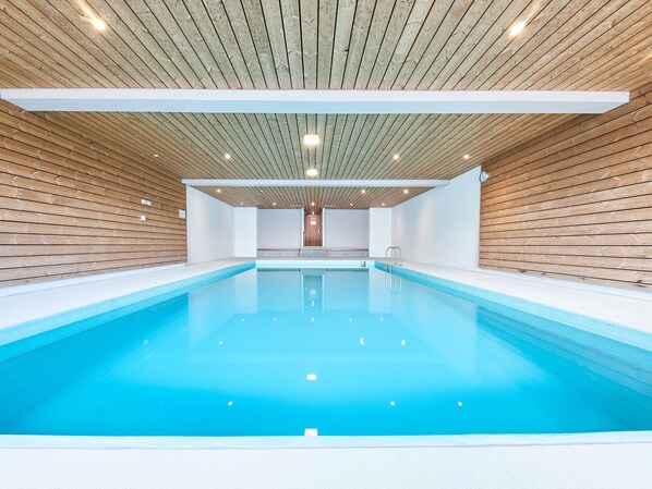 Indoor pool, a heated pool