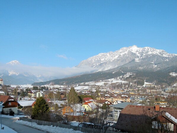 Blick von der Unterkunft