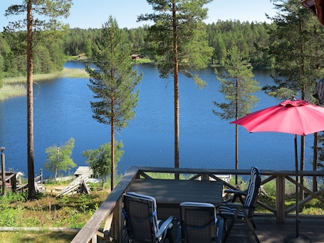 Outdoor dining. Nedre Gärdsjö by Interhome