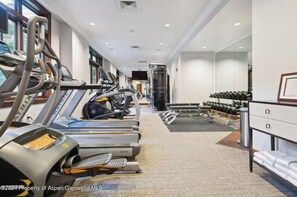 Fitness facility - Charming 2-bedroom condo in the heart of aspen. Close to skiing and attractions (Aspen)