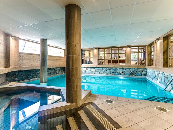 Indoor pool, a heated pool