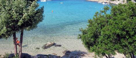 Una spiaggia nelle vicinanze