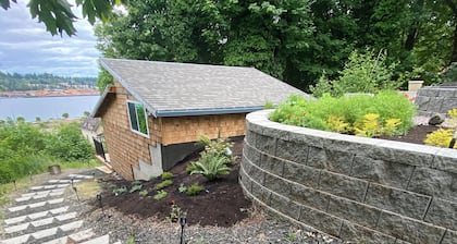View of Mt. Rainier - stunning sunrises and moonrises on Puget Sound