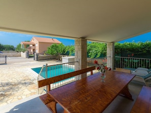 Outdoor dining - Vacation home Goldi by Interhome (Pula/Vodnjan)