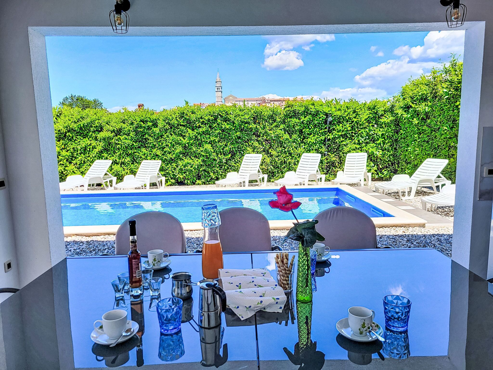 Opvarmet pool