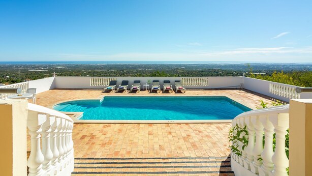 A rooftop pool with a clear view of the cityscape. - Paraíso by Interhome (Estoi)